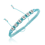 NAME BEAD FASHION BRACELET - STERLING SILVER