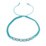 NAME BEAD FASHION BRACELET - STERLING SILVER