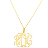 MONOGRAM PENDENT - GOLD