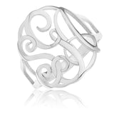 MONOGRAM RING - STERLING SILVER