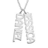 VERTICAL NAME PENDENT 'ADD ON' - STERLING SILVER