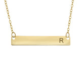 Horizontal Bar Necklace - GOLD