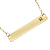 Horizontal Bar Necklace - GOLD