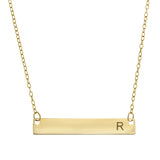 Horizontal Bar Necklace - GOLD