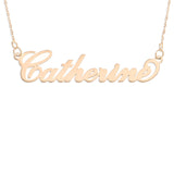 NAME NECKLACE ROSE GOLD - Carrie Font