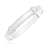 Baby Bangle Bracelet  in Sterling Silver 925.