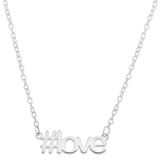 HASHTAG NAME OR WORD NECKLACE - STERLING SILVER