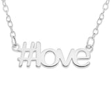 HASHTAG NAME OR WORD NECKLACE - STERLING SILVER