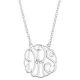 MONOGRAM PENDENT  3D - STERLING SILVER