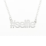 HASHTAG NAME OR WORD NECKLACE - STERLING SILVER