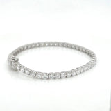 7.56 Ct Diamond Tennis Bracelet Brilliant Lab Grown 14K Authent. IGI E-F VVS