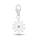 Christmas Advent Calendar Girls Bracelet Necklace Silver Jewelry Charms Swarovski Crystals Age 4 - 14 Years