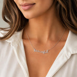 925 Sterling Silver Beautiful Script Name Necklace | Personalized Gift