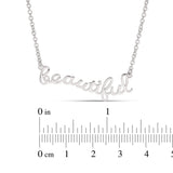 925 Sterling Silver Beautiful Script Name Necklace | Personalized Gift
