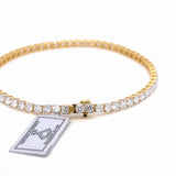 5 Ct Diamond Tennis Bracelet Brilliant Lab Grown 14K Gold Certified by IGI E-F VS2