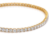 5 Ct Diamond Tennis Bracelet Brilliant Lab Grown 14K Gold Certified by IGI E-F VS2