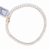 5 Ct Diamond Tennis Bracelet Brilliant Lab Grown 14K Gold Certified by IGI E-F VS2