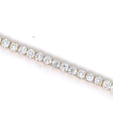 5 Ct Diamond Tennis Bracelet Brilliant Lab Grown 14K Gold Certified by IGI E-F VS2