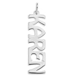 VERTICAL NAME PENDENT 'ADD ON' - STERLING SILVER