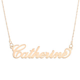 NAME NECKLACE ROSE GOLD - Carrie Font